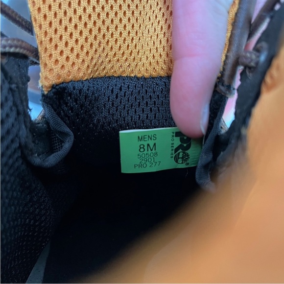 Timberland PRO Men's Titan 6 Inch Alloy Safety Toe Leather Work Boots Size 8 - Picture 11 of 13